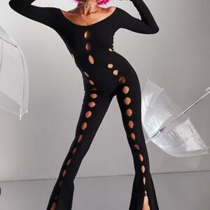 asyou cut out jumpsuit